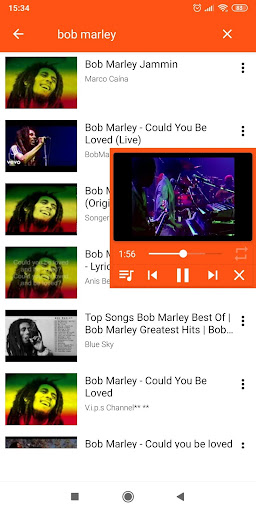 Floating Music Player for YouT