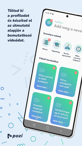 Android application Pozi App screenshort