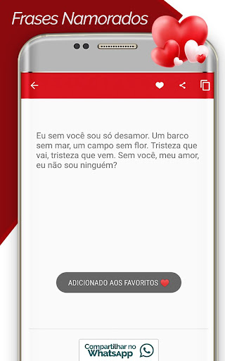 Frases dos Namorados Screen 3