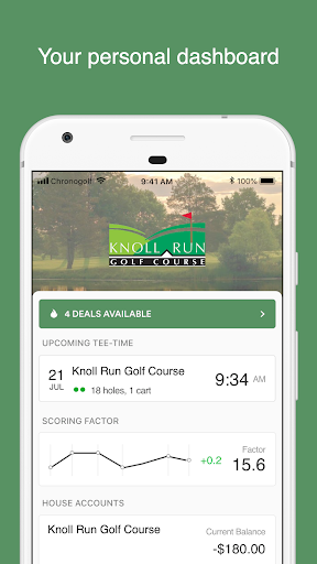 Android application Knoll Run Golf Course screenshort