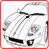 cars easy drawing : how to draw cars step by step icon