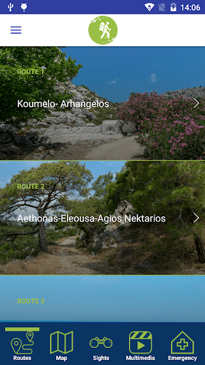 RHODES ALTER ECO HIKING PATHS Screen 2