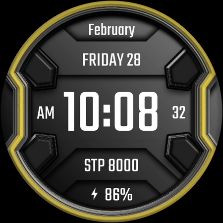 DADAM25: Modern Watch Face screenshot 19