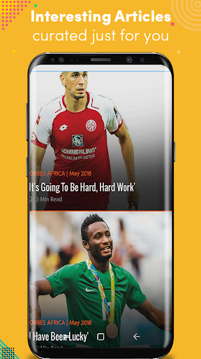 Android application Forbes Africa screenshort