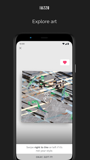 Android application iazzu - Visualize Art with AR screenshort