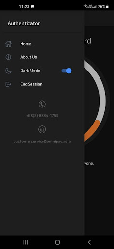 OmniPay Mobile Authenticator Screen 2