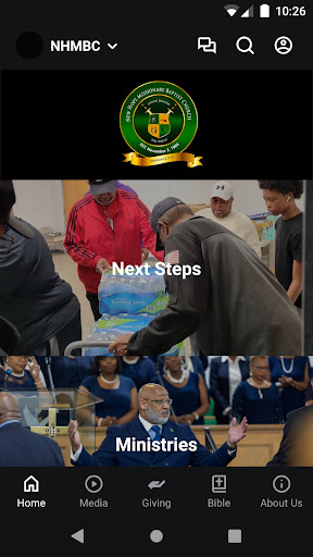 Android application New Hope Missionary BC screenshort