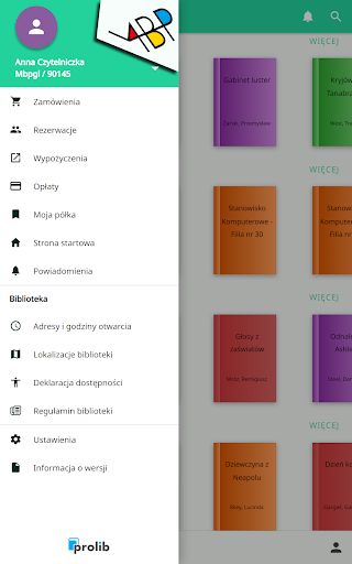MBP Gliwice - mPROLIB screenshot 5