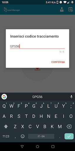 Load Manager Screen 2