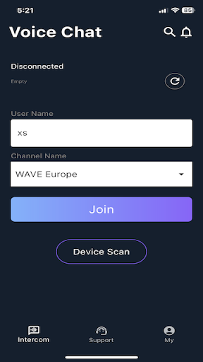 Android application Wave demo screenshort