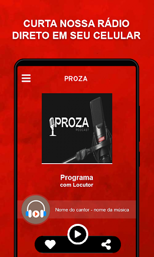 Android application Proza screenshort
