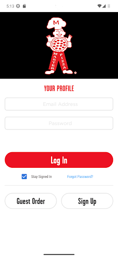 Android application Master Pizza screenshort