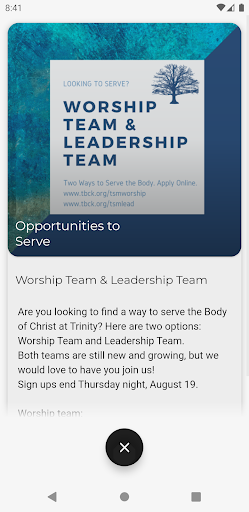 Trinity Student Ministry Screen 2