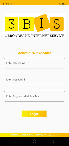 Android application 3BIS screenshort