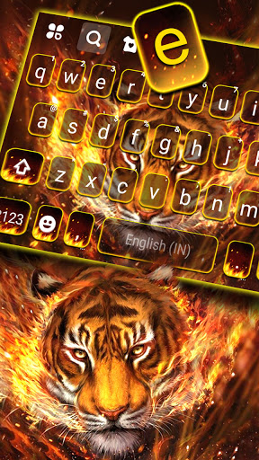Tiger Flames Theme Screen 2