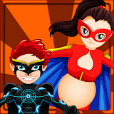 Newborn US Superhero Surgery Pregnant Mommy Games icon
