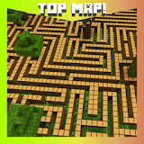 Wooden Maze. Map for Minecraft icon