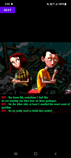 Android application Ava and Ali reach Mars screenshort