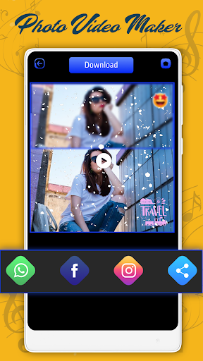 Photo Video Maker With Music  Video Status Maker