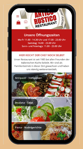 Android application Antico Rustico screenshort
