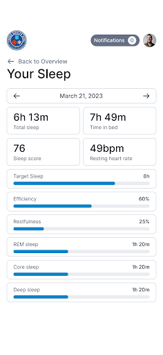 Hero Health Hub Screen 2