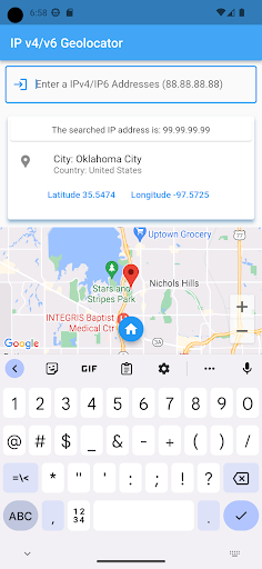 IP Address Geolocation Screen 3