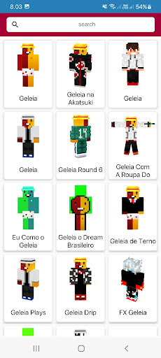 Geleia Skins for Minecraft