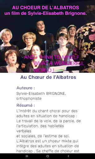Festival Film Orthophonie 2024 Screen 3