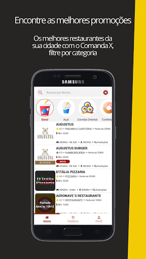 ComandaX - Delivery de Comida Screen 2