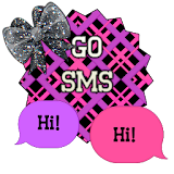GO SMS - Sweet Bows 7 icon