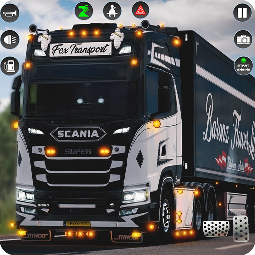 Euro Truck Driving Games 3D logo