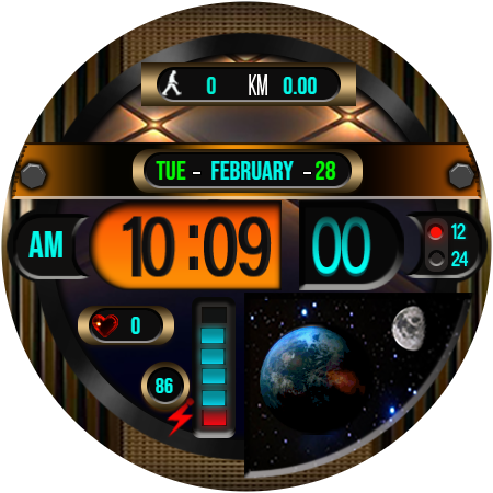 RCP R0010 WATCH FACE Screen 3