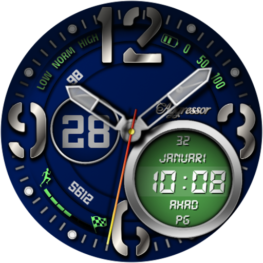 Hybrid Aggress 01 Watch face Download on Windows