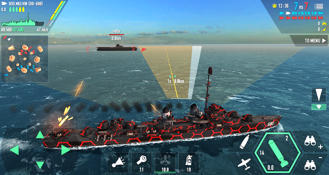Battle of Warships: Online 1.72.22 APK + Mod (Unlimited money) for Android