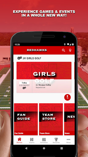 Android application Naperville Central Redhawks screenshort