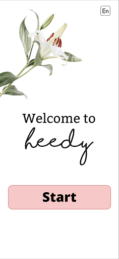 Android application Heedy screenshort