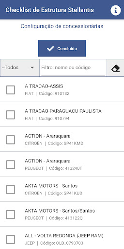 Checklist Estrutura Stellantis Screen 3