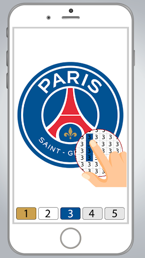 Football Logo Pixel by Number Screen 3