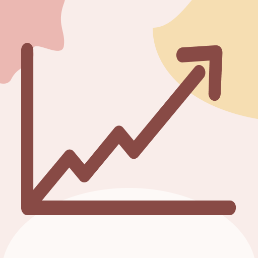 Stocks & crypto: Material You logo