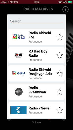 Android application Radio Maldives screenshort