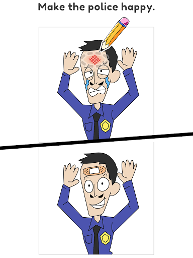 Code Triche Draw Happy Police - Drawing Games for trivia life (Astuce) APK MOD screenshots 5
