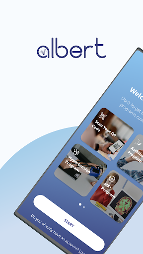 Android application Albert Health Assistant screenshort