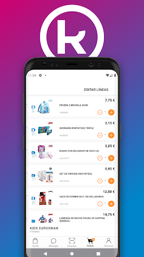 Kids Licensing App v2 Screen 2