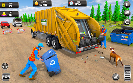 Android application Garbage Truck Driving Game 3D screenshort