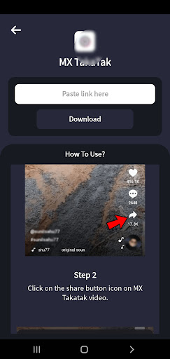 Android application FastSave video downloader screenshort