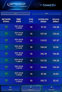 V-SPEED Speed Test Ekran görüntüsü