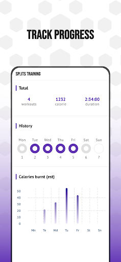 Splits Stretch Training Screenshot 4 - AppWisp.com