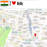Delhi map icon