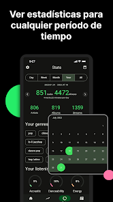 Imágen 19 Estadística de música Spotify android