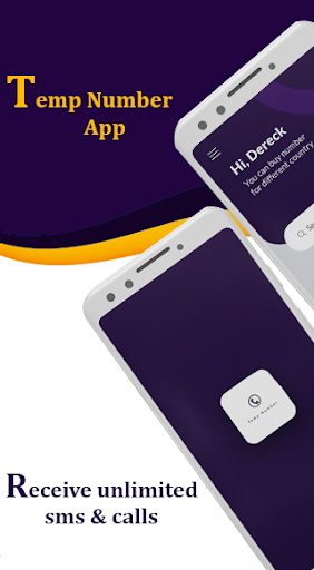 Android application Temp Number - Receive sms screenshort
